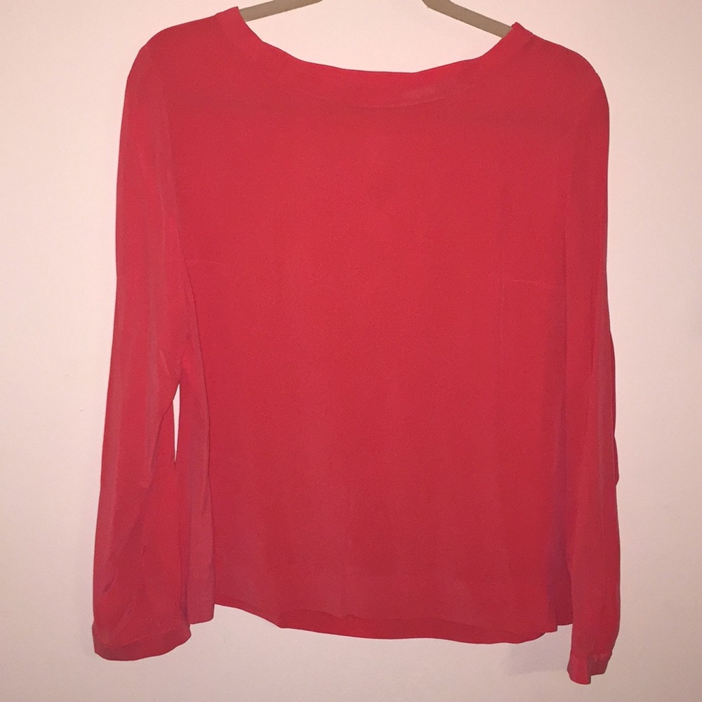 COS silk top